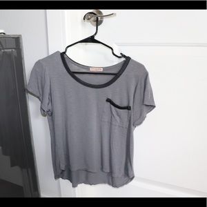 Gray Short Sleeve Frocket (Front Pocket)